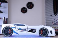 Детская кровать машина MUSVENUS AUDI white 190х90 см
